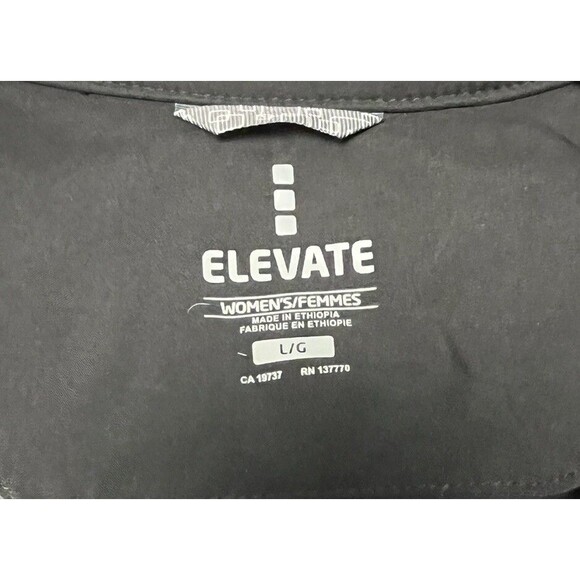 Justice League Black Elevate Jacket Large Full Zip Fleece Lined Shell Logo Patch - Picture 5 of 5